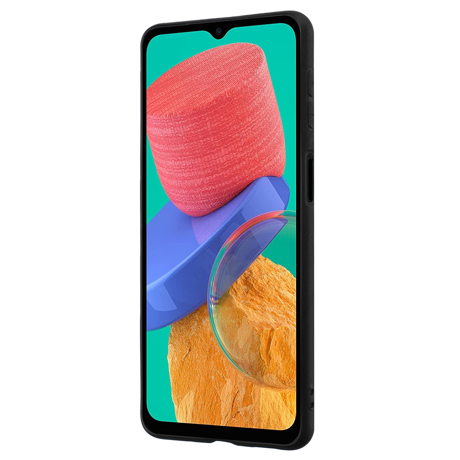 Matte Phone Case for Samsung Galaxy A12 / M12 Fall-proof TPU Back Cover with Ring Kickstand Matte Phone Case for Samsung Galaxy A12 / M12 Fall-proof TPU Back Cover with Ring Kickstand